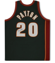 Gary Payton Autographed Seattle Supersonics Authentic M&amp;N Jersey UDA  - £701.30 GBP