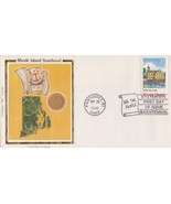 ZAYIX US Colorano &#39;Silk&#39; FDC 2348 Rhode Island Statehood 031923SM168 - £1.95 GBP