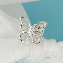 1 Tiffany Butterfly Stud Earring in Sterling Silver Single Replacement - £176.99 GBP