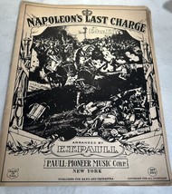 Napoleon&#39;s Last Charge 1933 Sheet Music ET Paul M9 - $9.89