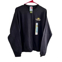 NWT Y2K Sunset Station Hotel Casino Embroidered Hanes Pullover Sweatshir... - $28.50