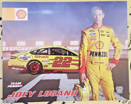 Joey Logano # 22 Team Penske NASCAR Racing 8&quot; x 10&quot; Post Hero Card 2015 - £6.88 GBP