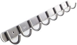 Coat Hook Rack With 8 Round Hooks - Premium Modern Wall Mounted - Ultra Durable - £37.75 GBP
