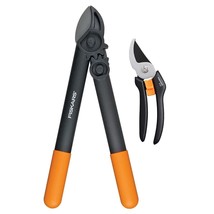 Garden Tools Trimmer Pruning Shears Tool Loppers Fiskars Hand Pruners Equipment - £35.95 GBP