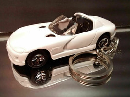 1997 Dodge Viper RT10 Key Chain Ring White - $14.54