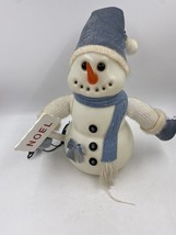 Light Up Plastic Snowman Decor Color Changing Slight Discoloration Plug In - €17,88 EUR