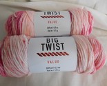 Big Twist Value lot of 2 Pink Ombre Dye Lot 450707 - $9.99