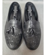 Giorgio Brutini Gordy Black Leather Tassel Loafers Shoes Men Size 10 M L... - $30.31