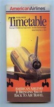 American Airlines Worldwide Timetable June 15, 1992 - £7.79 GBP