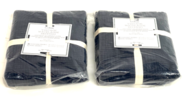 Two New LL Bean Vintage Matelasse Block Cotton Bedding Pillow Shams Stan... - $1,148.49 MXN