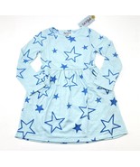 Girls Cat &amp; Jack Blue Stars Long-Sleeve Dress, Size XS (4/5) - $13.82 CAD