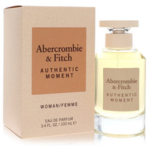 Abercrombie &amp; Fitch Authentic Moment Perfume By Eau De Parfum Spray 3.4 oz - £42.69 GBP