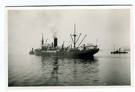 Burmese Prince Ship Real Photo Postcard Prince Line 1911 - $34.61