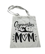 Gymnastics Mom Cotton Canvas Tote Bag With Shoulder Straps - $15.78 CAD