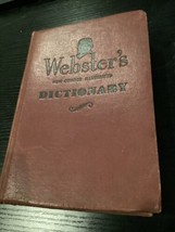Webester&#39;s New Concise Illustrated Dictionary Hardcover Book 1940 - £9.74 GBP