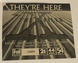 The X-Files Tv Guide Print Ad David Duchovny Gillian Anderson TPA5 - $5.93