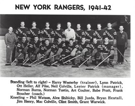 NEW YORK RANGERS 1941-42 TEAM NY 8X10 PHOTO HOCKEY NHL PICTURE HEXTALL - £3.91 GBP