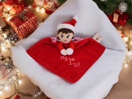 Elf On The Shelf Cuddler My 1st Elf Baby Security Blanket Lovey Rattle 2015 - $304.12 MXN