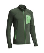 Icebreaker Atom LS Zip Jacket - Men&#39;s Conifer / Conifer / Balsam - XL - £101.91 GBP