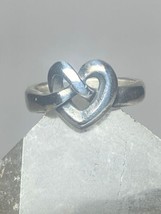 James Avery ring size 5.75  heart love Valentine band sterling silver women girl - £70.06 GBP