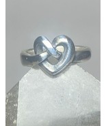 James Avery ring size 5.75  heart love Valentine band sterling silver wo... - $119.15 CAD