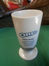 Great Oreo Cookie Milk Shake Ceramic Glass 7&quot; - £4.86 GBP