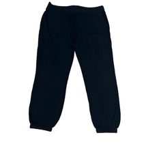 n:philanthropy Womens Large Distressed Jogger Sweatpants Black Pockets NWT - $37.39