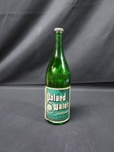OLD Poland Spring Water Bottle Maine Hiram Ricker Sons Original Label &amp; Cap - €25,92 EUR