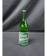 OLD Poland Spring Water Bottle Maine Hiram Ricker Sons Original Label &amp; Cap - $42.04 CAD