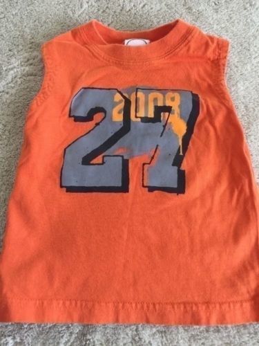 Circo Boys Orange Tank Top Gray 27 12 Months - $2.94