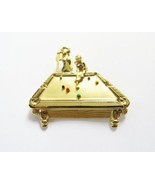 Danecraft gold - Plated Billiards Pin Brooch - €8,55 EUR