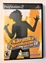 Sony Playstation 2 PS2 Karaoke Revolutions Volume 3 Singing Video Game Konami - £7.08 GBP