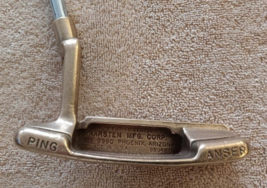 Tz Golf - Vintage Mang Bronze Ping Anser Putter 85068 Rh 34.5&quot; Steel Shaft Rh - £54.81 GBP