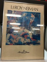 Hand Signed Leroy Neiman &quot;Mixed Doubles&quot; Poster 1977 with Cert. of Authenticity - £131.11 GBP