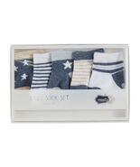 Mud Pie Children&#39;s Navy Star Sock Set; 0-6M - $28.85 CAD