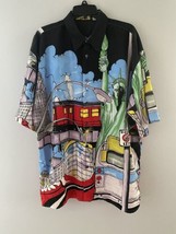 Up Ro&#39;s Shirt Mens XL New York Statue of Liberty Subway Empire State Vin... - £38.67 GBP