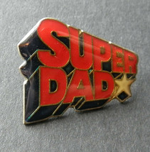 Super Dad Father&#39;s Day Cute Lapel Pin Badge 1 Inch Father - £4.46 GBP