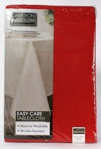 Benson Mills Cameron Ruby 60&quot; X 120&quot; Oblong High Quality Tablecloth Mach... - $35.99