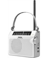 Sangean PR-D6WH AM/FM Compact Portable Retro Strap Analog Tuning Radio, ... - £39.81 GBP