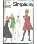 Simplicity Sewing Pattern 7514 Petite Misses Formal Dress Prom Size 12 1... - $23.33 CAD