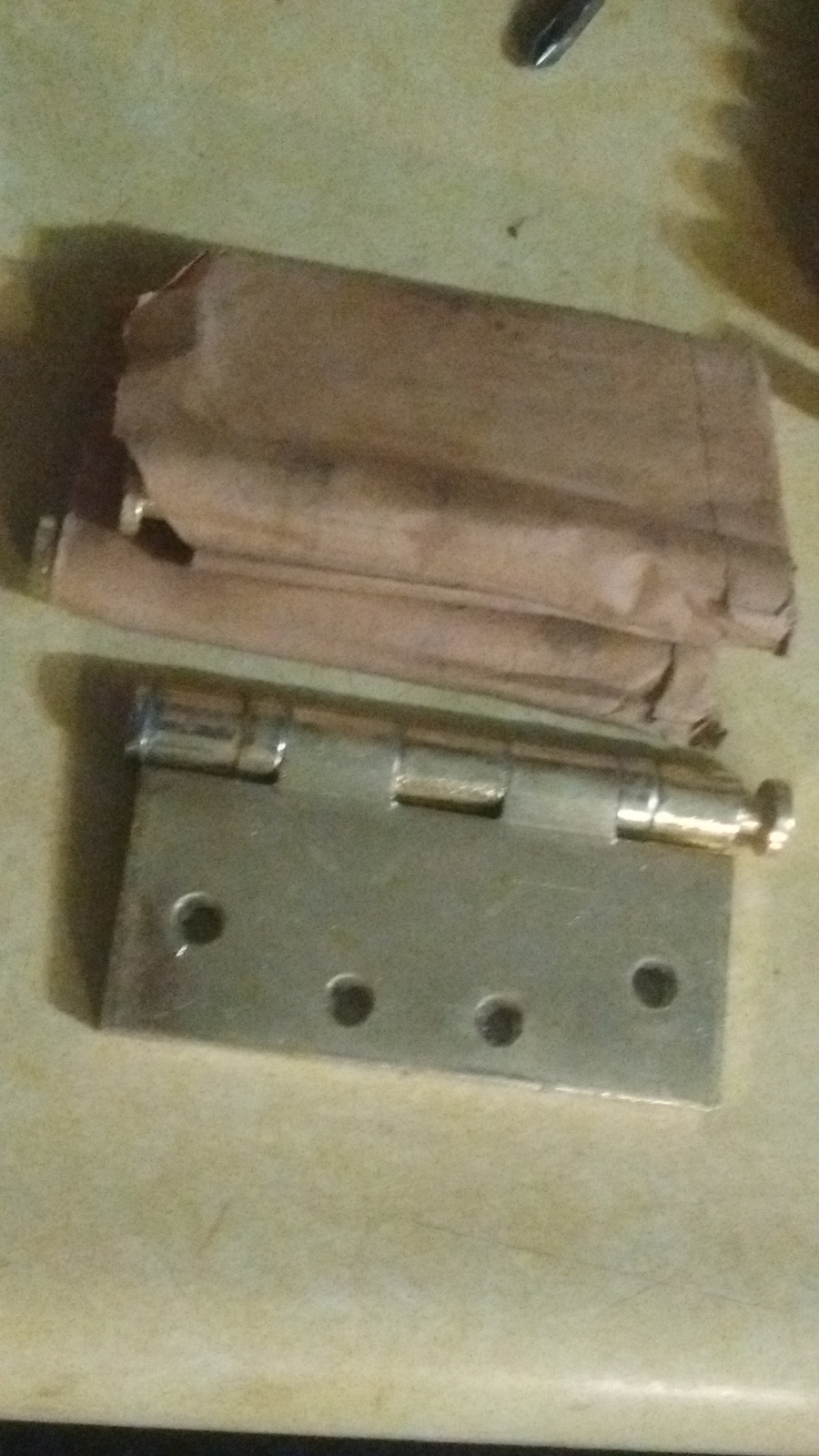 Hinges -- set of three -- commercial quality Hager brand gold plated nice! - $9.99