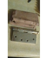 Hinges -- set of three -- commercial quality Hager brand gold plated nice! - $9.99
