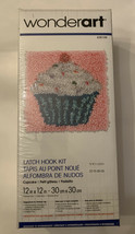 BRAND NEW Sealed Wonderart Latch Hook Kit 12&quot;X12&quot; Cupcake, #426109 - £8.53 GBP