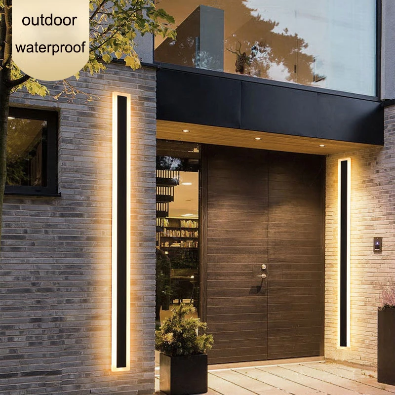 Led Outdoor Wall Light Modern IP65 Waterproof Porch Garden Lamp Garage F... - £247.29 GBP