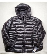GUESS Jacket Womens 3XL High Shine Black Hooded Puffer Coat Winter NWT $... - $1,448.60 MXN