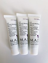 M.A.D skincare eye transformation serum .25 Oz Travel Size Lot Of 3 - $39.59