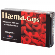 Haema - Caps ( Ferrous Fumarate + Folic Acid + Calcium + Copper + Linoleic Acid - £26.37 GBP