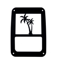 Jeep Palm tree Tail light covers /  fits 07-18 Wrangler / JK - £18.54 GBP