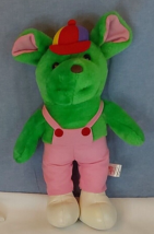 sugar loaf bear with hat &amp; overall  16&quot; plush 1989 excellent cond. - $17.82