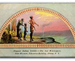 Lot of 6 Iroquois Exhibit Musem Education Building Albany NY UNPPostcard... - $26.68